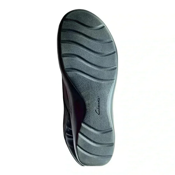 Clark’s Black Cora Dusk Casual Flats Size 7.5 Preowned Great Condition - Picture 8 of 13